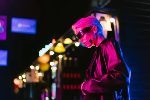 Neon City 4K Wallpaper · neon · 3840×2560