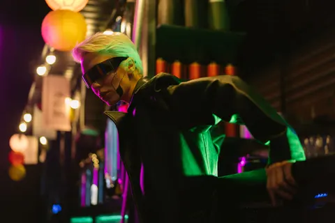 Neon City 4K Wallpaper · neon · 3840×2560