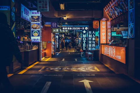Hình nền Thành Phố Neon 4K · neon · 3840×2560