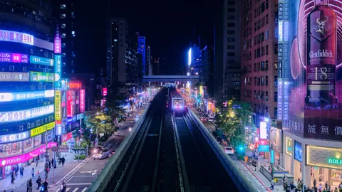 Neon City 4K Wallpaper · neon · 3840×2160
