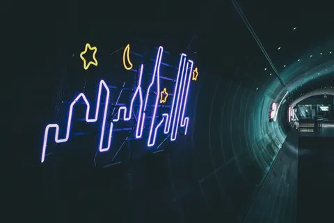 Tapeta Neonowe Światła 4K · neon · 3840×2560