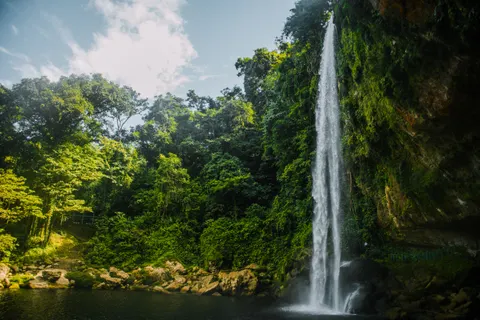 Tropical Falls 4K Wallpaper · tropical · 3840×2560