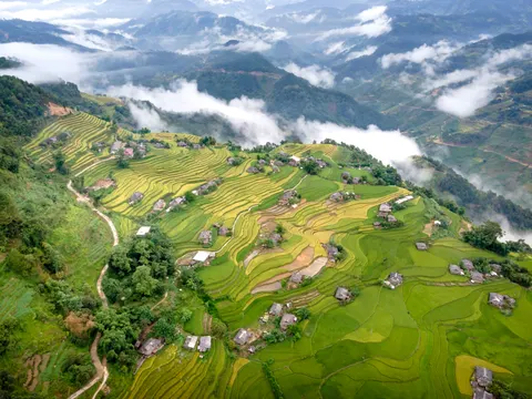 Fondo de pantalla Terrazas de arroz 4K · nature · 3840×2880
