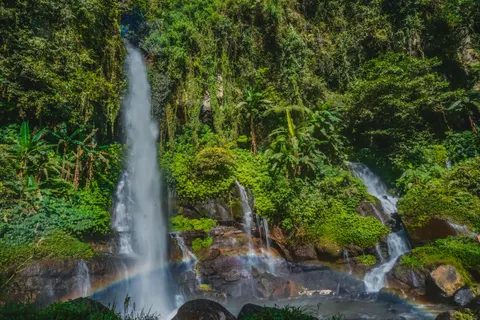 उष्णकटिबंधीय झरना 4K वॉलपेपर · tropical · 3840×2560