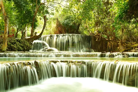 Fond d'écran Chutes tropicales 4K · tropical · 3840×2560