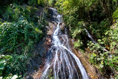 Tropical Falls 4K Wallpaper · tropical · 3840×2560