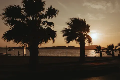 Tropical Sunset 4K Wallpaper · tropical · 3840×2560