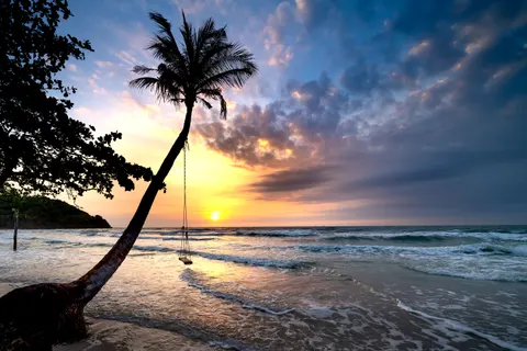 Sfondo Tramonto Tropicale 4K · tropical · 3840×2561