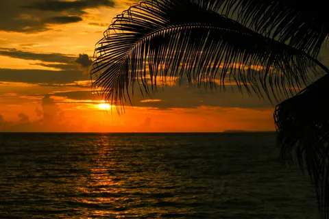 熱帶日落 4K桌布 · tropical · 3840×2560
