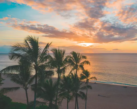 Sfondo Tramonto Tropicale 4K · tropical · 3840×3072