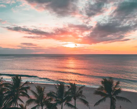 Tropical Sunset 4K Wallpaper · tropical · 3840×3072