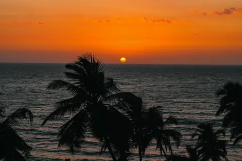 Hình nền Hoàng Hôn Nhiệt Đới 4K · tropical · 3840×2560