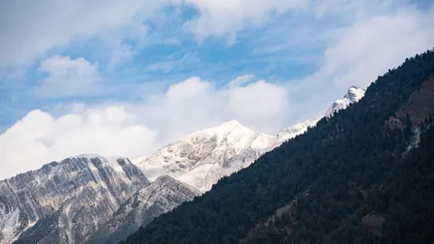 خلفية قمة جبل مثلج بدقة 4K · mountains · 3840×2161