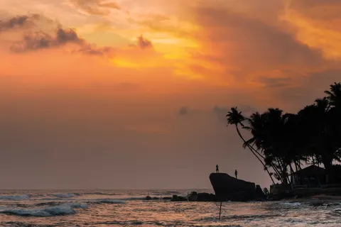 Sfondo Tramonto Tropicale 4K · tropical · 3840×2560
