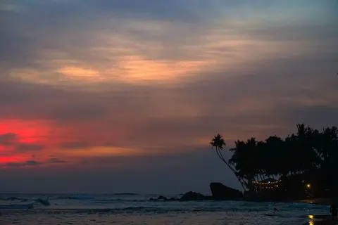 Sfondo Tramonto Tropicale 4K · tropical · 3840×2560
