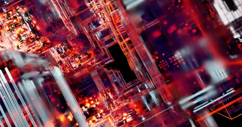 Serverraum 4K Hintergrundbild · technology · 3840×2025