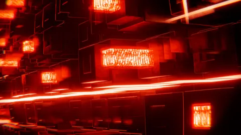 Server Room 4K Wallpaper · technology · 3840×2160
