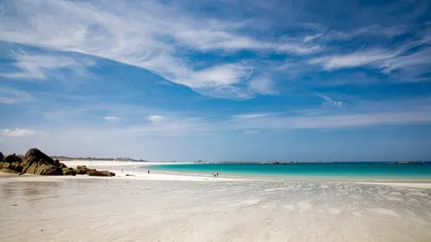 Tropischer Strand 4K Hintergrundbild · ocean · 3840×2160