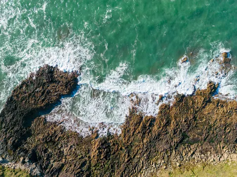 Fondo de pantalla Olas del Océano 4K · ocean · 3840×2880