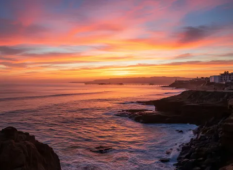 Hình nền Vách Đá Bên Đại Dương 4K · ocean · 3840×2801