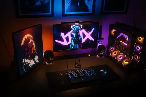 RGB 키보드 4K 배경화면 · technology · 3840×2560