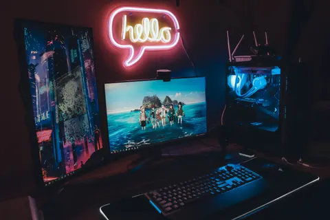 Обои RGB-клавиатура 4K · technology · 3840×2560