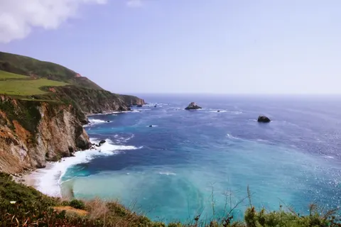 خلفية جرف المحيط بدقة 4K · ocean · 3840×2560