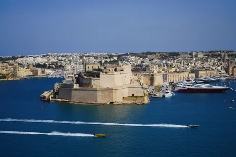 Fond d'écran Île vue aérienne 4K · ocean · 3840×2560