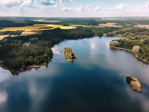 Papel de parede Ilha aérea 4K · ocean · 3840×2880