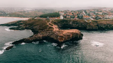 Papel de parede Ilha aérea 4K · ocean · 3840×2160