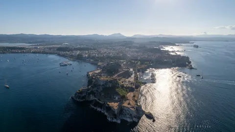Обои Остров с высоты 4K · ocean · 3840×2158