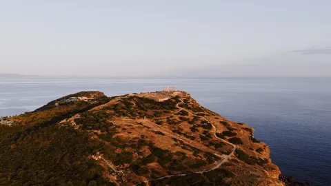 خلفية جزيرة من الجو بدقة 4K · ocean · 3840×2160