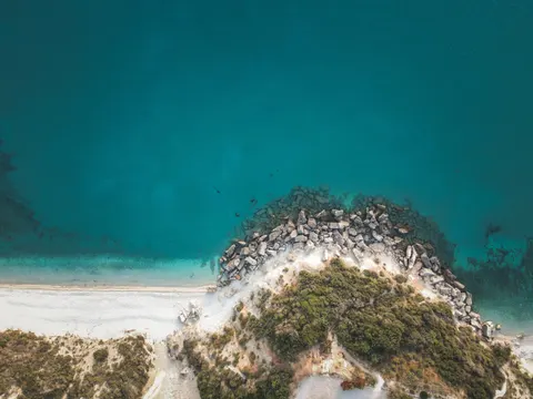 島の空撮 4K壁紙 · ocean · 3840×2880