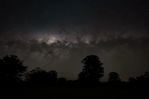 Fond d'écran Voie lactée ciel nocturne 4K · space · 3840×2555
