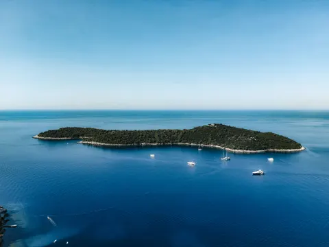 Insel aus der Luft 4K Hintergrundbild · ocean · 3840×2880