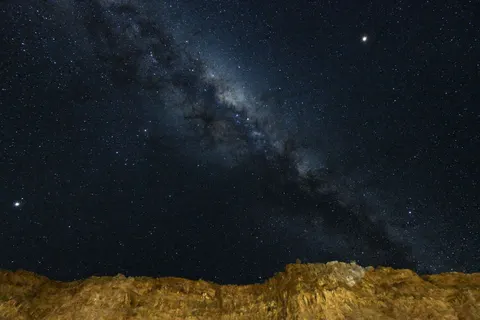 Galaxy Night Sky 4K Wallpaper · space · 3840×2560