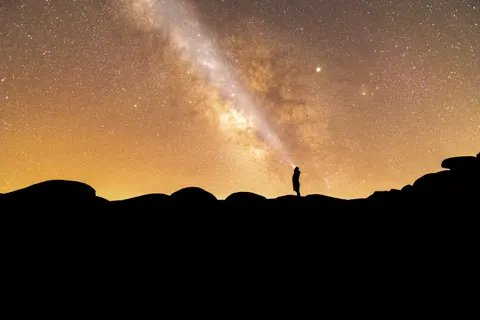 Galaxy Night Sky 4K Wallpaper · space · 3840×2560