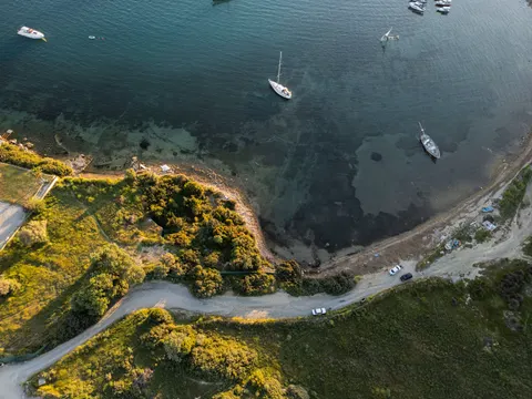 Insel aus der Luft 4K Hintergrundbild · ocean · 3840×2880