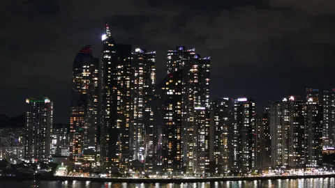 City Skyline at Night 4K Wallpaper · city · 3840×2160