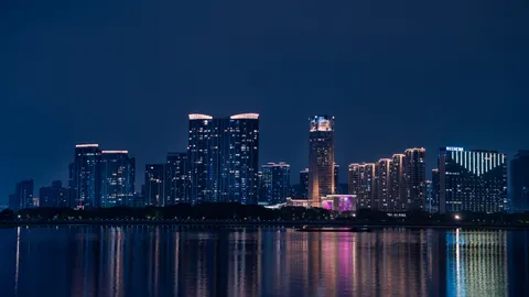 City Skyline at Night 4K Wallpaper · city · 3840×2160