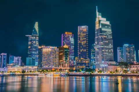 City Skyline at Night 4K Wallpaper · city · 3840×2561
