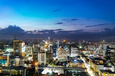 City Skyline at Night 4K Wallpaper · city · 3840×2560