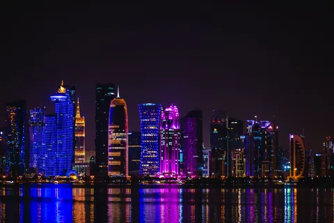 City Skyline at Night 4K Wallpaper · city · 3840×2560