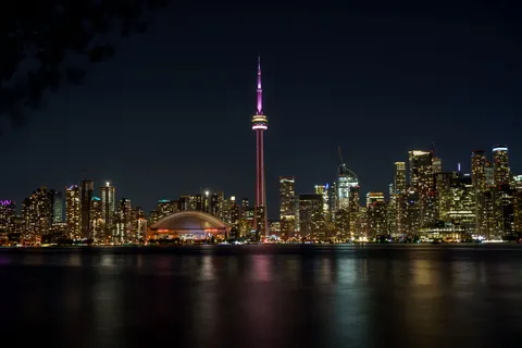 City Skyline at Night 4K Wallpaper · city · 3840×2560