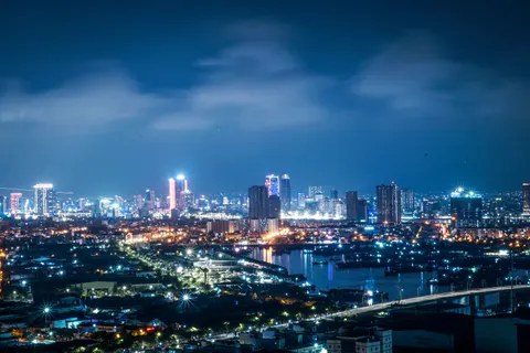 City Skyline at Night 4K Wallpaper · city · 3840×2560