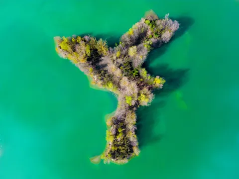 Eiland van Bovenaf 4K-achtergrond · ocean · 3840×2880