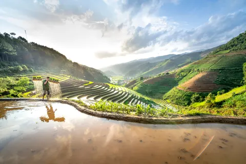 Rice Terraces 4K Wallpaper · nature · 3840×2560