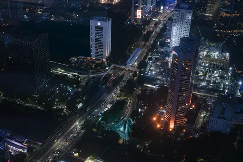 Обои Город с высоты 4K · city · 3840×2560