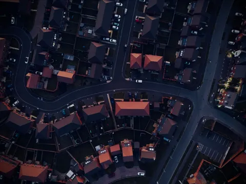 City Aerial 4K Wallpaper · city · 3840×2880