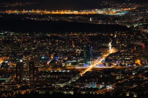 Fondo de pantalla Ciudad aérea 4K · city · 3840×2561
